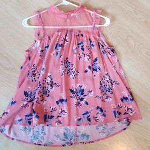 Price DROP Arizona flowy floral sleeveless top